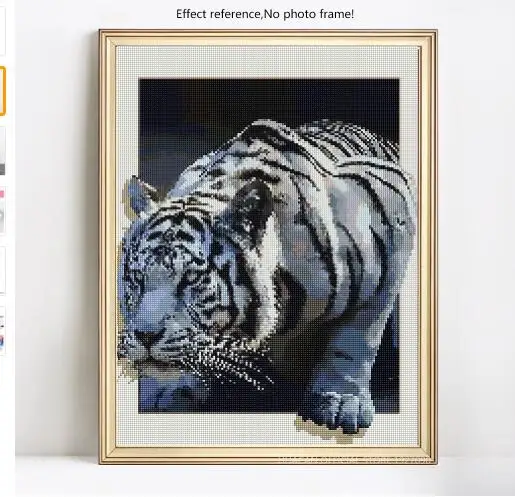 5d diy Алмазная картина тигр Бриллиантовая мозаичная фигурка животного горный