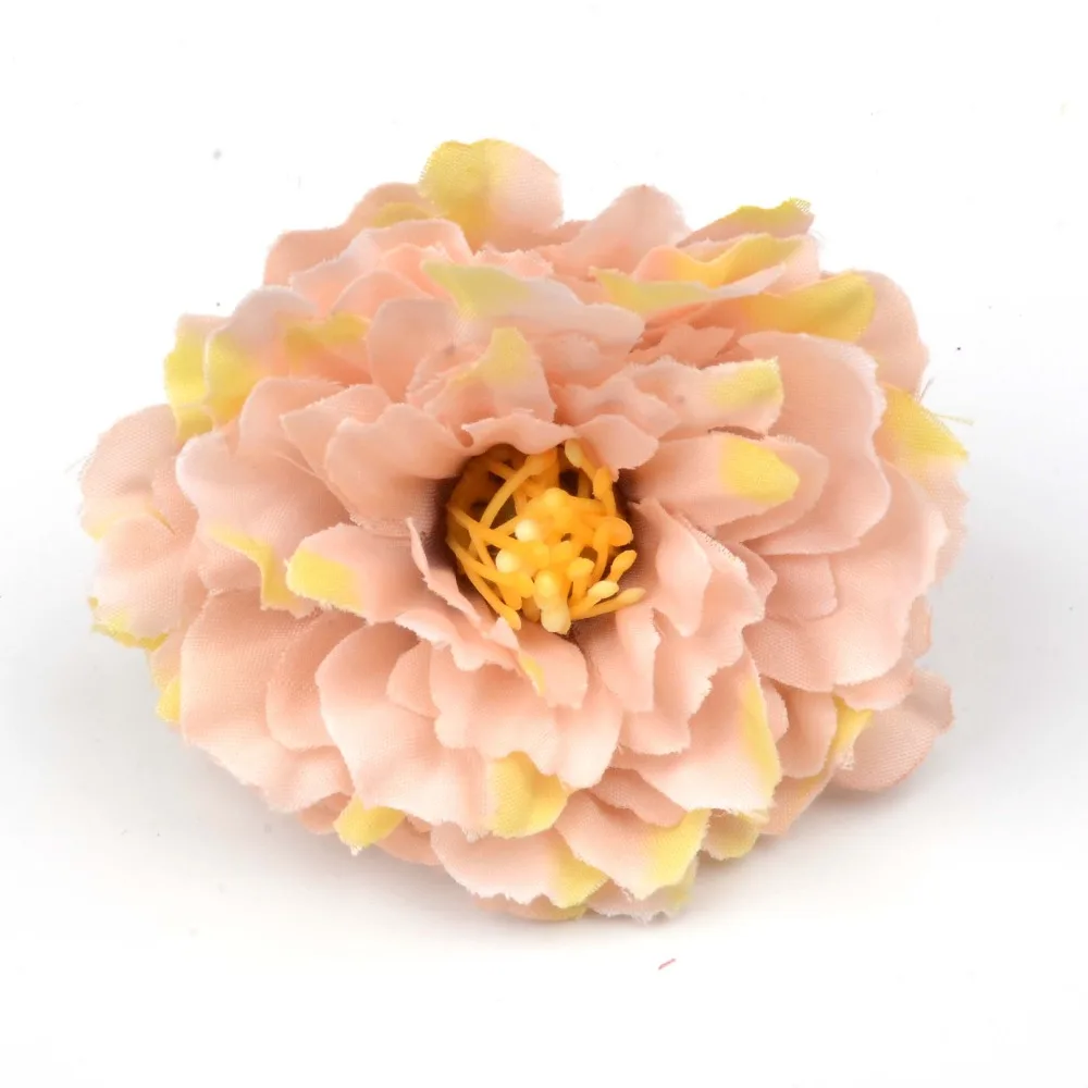 Шелковая Гвоздика 30 шт./лот 6 см искусственные розы цветочные головки для свадьбы