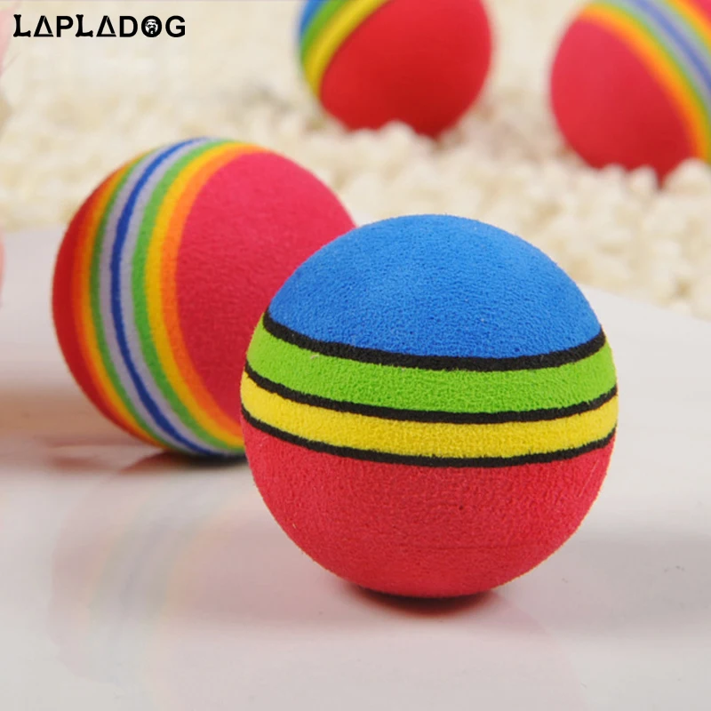 

Игрушка для домашних животных LAPLADOG, красочный мяч для маленьких собак, кошек, игрушки для домашних животных, резиновая игрушка, устойчивая к...
