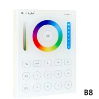 Mi светильник FUT069 15 Вт RGB+ CCT круглый светодиодный светильник с регулируемой яркостью IP54 Водонепроницаемый AC86-265V внутренний светильник Fut089 FUT092 B8 пульт дистанционного управления - Испускаемый цвет: B8     Remote