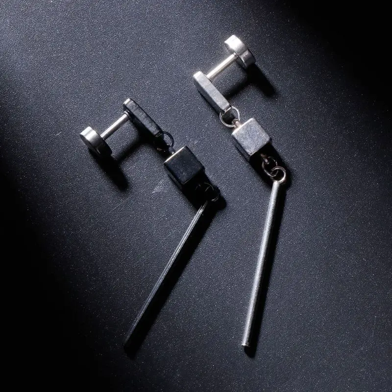 

1pc Korea Kpop Star Fashion Earrings Ear Stud Dangle Pendant Jewelry Charm Decoration Gift Party Women Men Accessories Geome