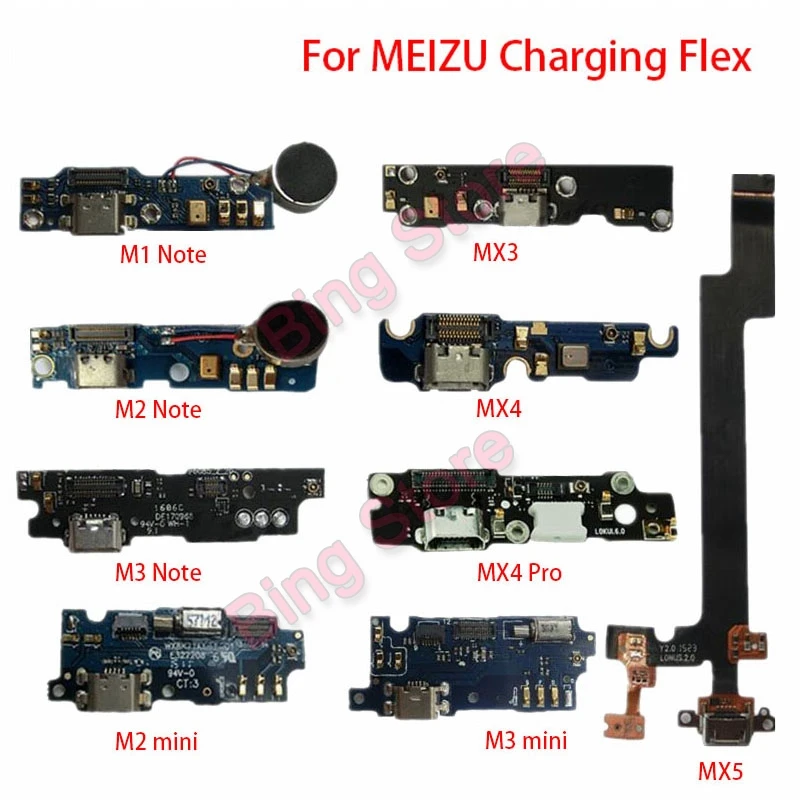Для MEIZU MX3 MX4 Pro MX5 MX6 M1 M2 Note M3 Mimi M681Q док-станция с разъемом Micro USB зарядное устройство зарядный порт гибкий кабель Запчасти