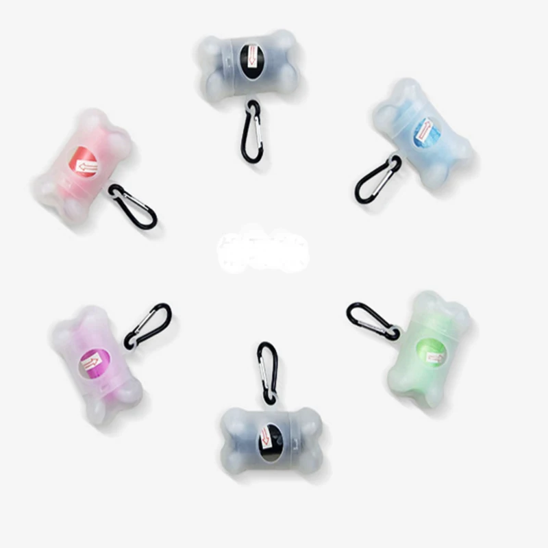 

3pcs Aluminum ring hook Plastic hook Pet Cleaning Supplies Pet Cats Dogs Garbage Dispenser Pooper Bags Set Cleaning up Excrement