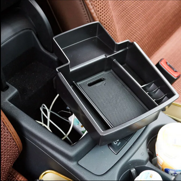 

Car-styling NEW organizer stowing central armrest storage box Case for Audi A3 A4 A5 S5 Q3 Q5 hatchback sedan accessories