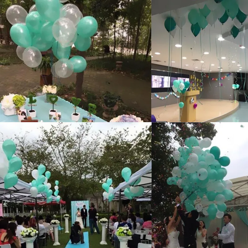 20 шт. латексные надувные шары Тиффани 10 дюймов|Воздушные и аксессуары| |