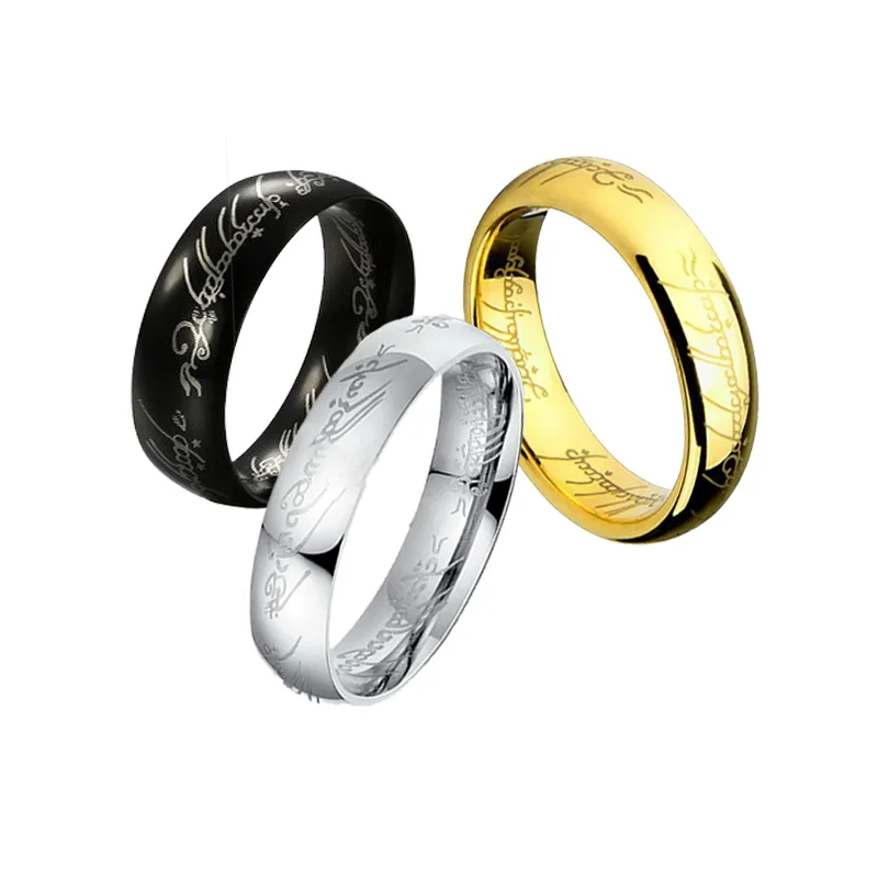 6mm Width Never Fade Titanium 316L Stainless Steel Ring | Rings