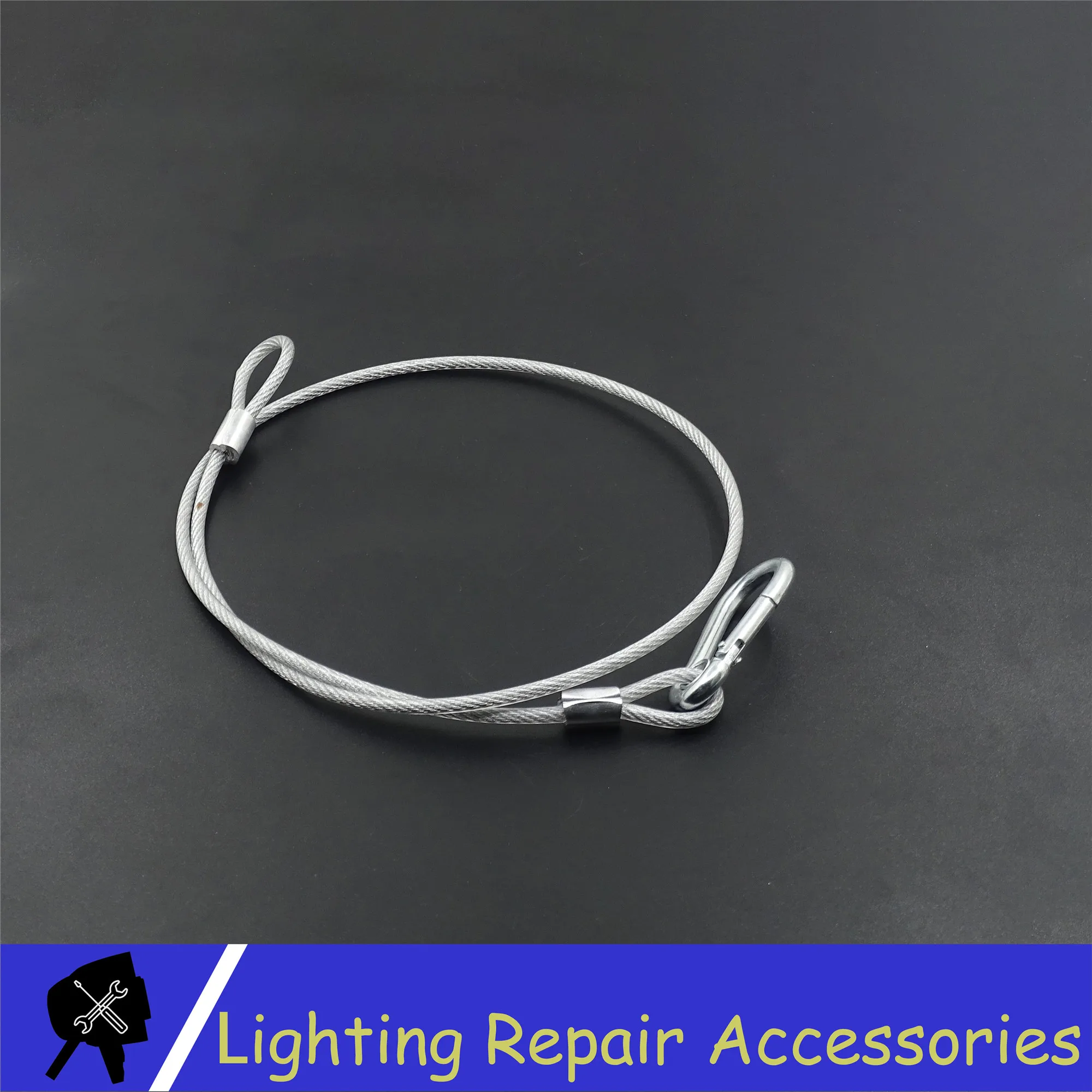 Safety Cable Steel Wire load 40kg Stage Light 5MM*800MM Ropes 80CM Security For Led Moving Head | Лампы и освещение