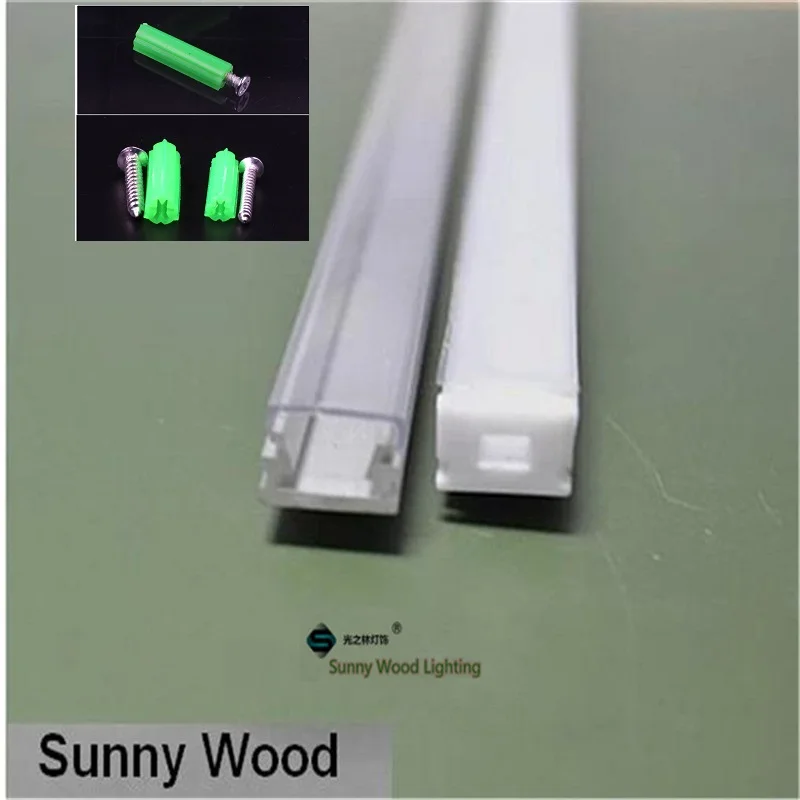 10 шт./лот 40-дюймовый 1 метр на штуку ультратонкий алюминиевый профиль для светодиодного канала для печатных плат шириной 8 мм, лента 3528 включена.