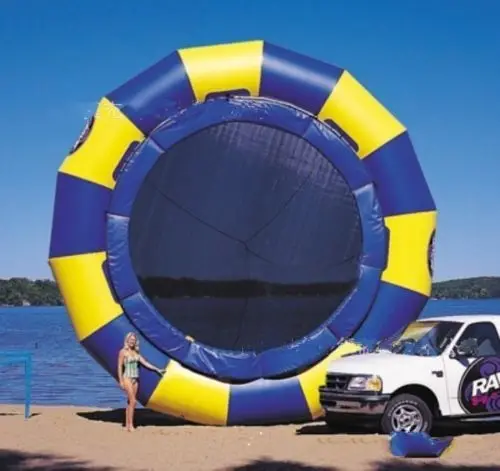 3 м Диаметр надувной водный батут отказов Плавание платформа игрушка для озера