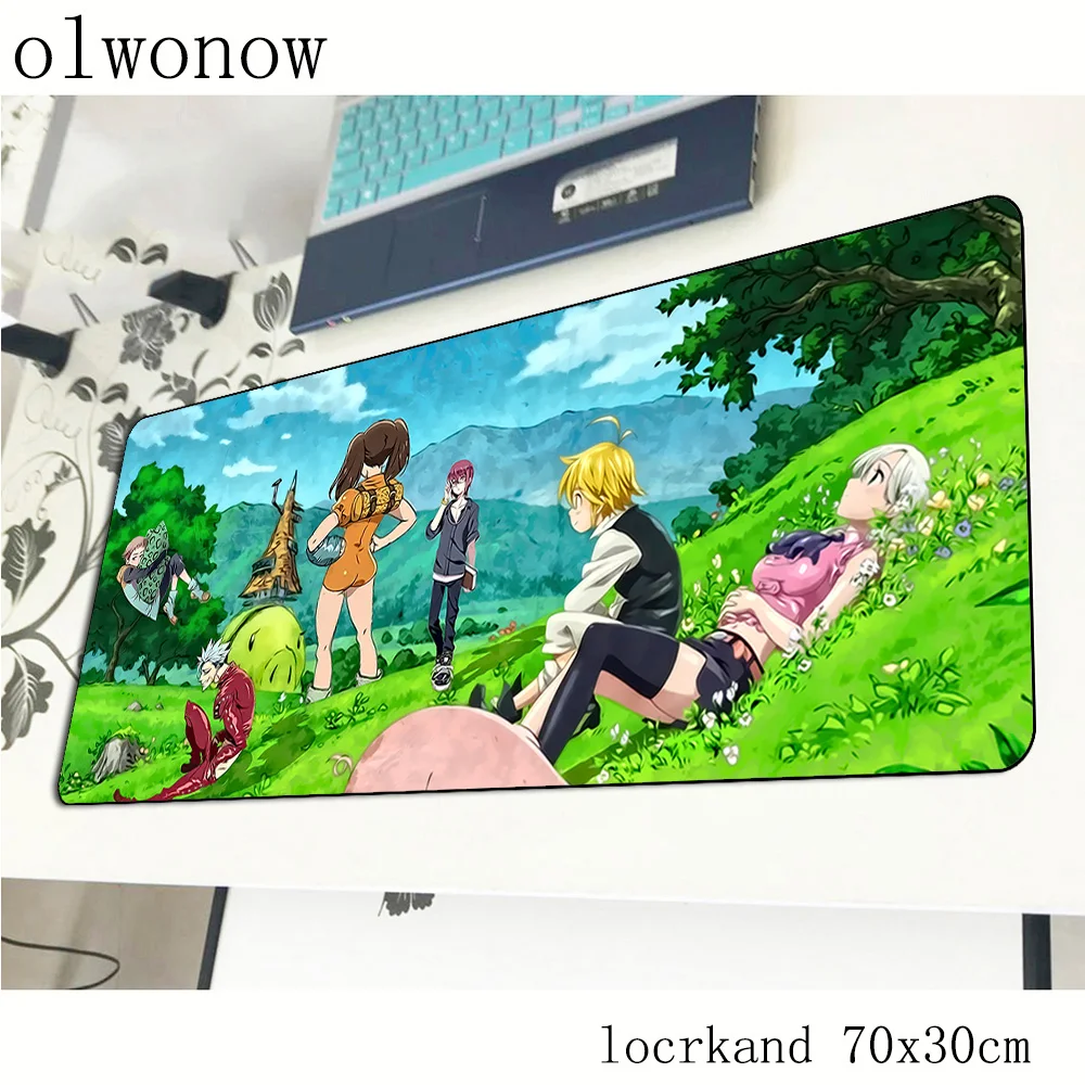 Игровой коврик для мыши Nanatsu No Taizai с заблокированными краями в японском стиле