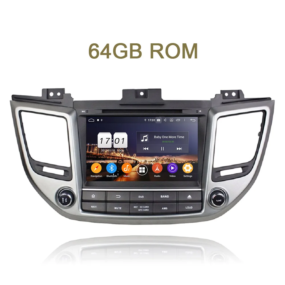 64G ROM Ips " 2 din Android 9,0 64G+ 4G ram 8 Core автомобильный dvd-плеер для hyundai TUCSON IX35 мультимедиа авторадио Bluetooth - Цвет: 64G ROM