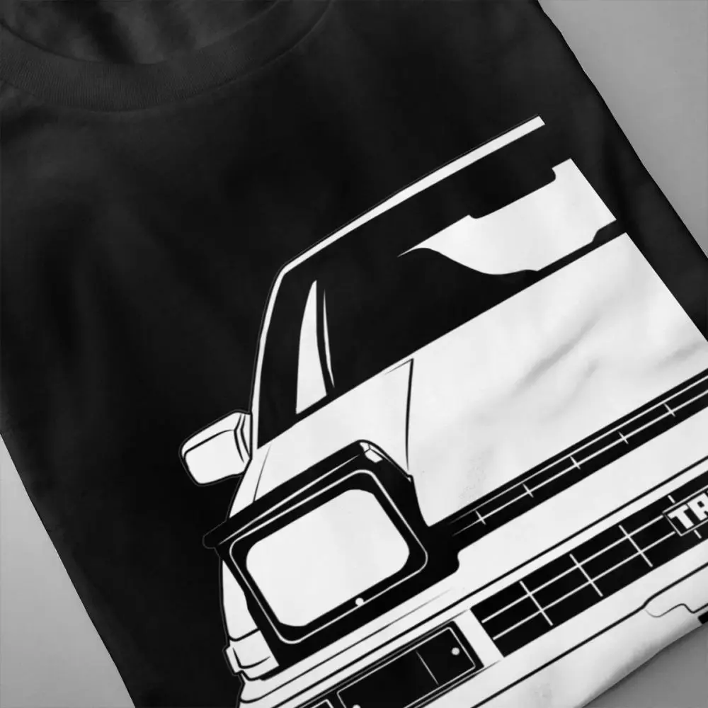 Мужская футболка AE86 с o-образным вырезом 3D принтом хлопковая размера плюс