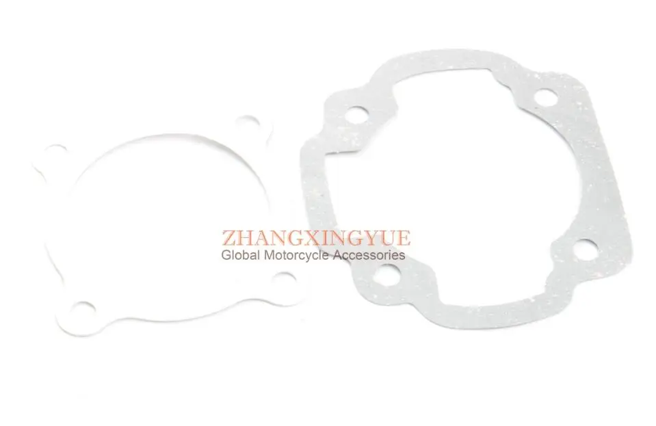 Cylinder gasket 100cc комплект цилиндров и коленчатый вал и прокладка цилиндра и Головка блока цилиндров для YAMAHA BWS100 AEROX100 NEO'S 100 AXIS100 4VP 52 мм/14 мм - Цвет: Cylinder gasket