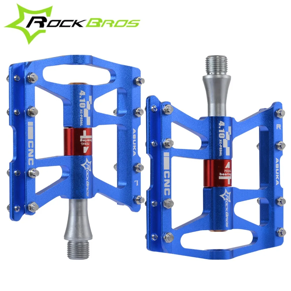 ROCKBROS CNC Езда по горной дороге сверхлегкие педали Comium Molybdenum сплав велосипедные MTB