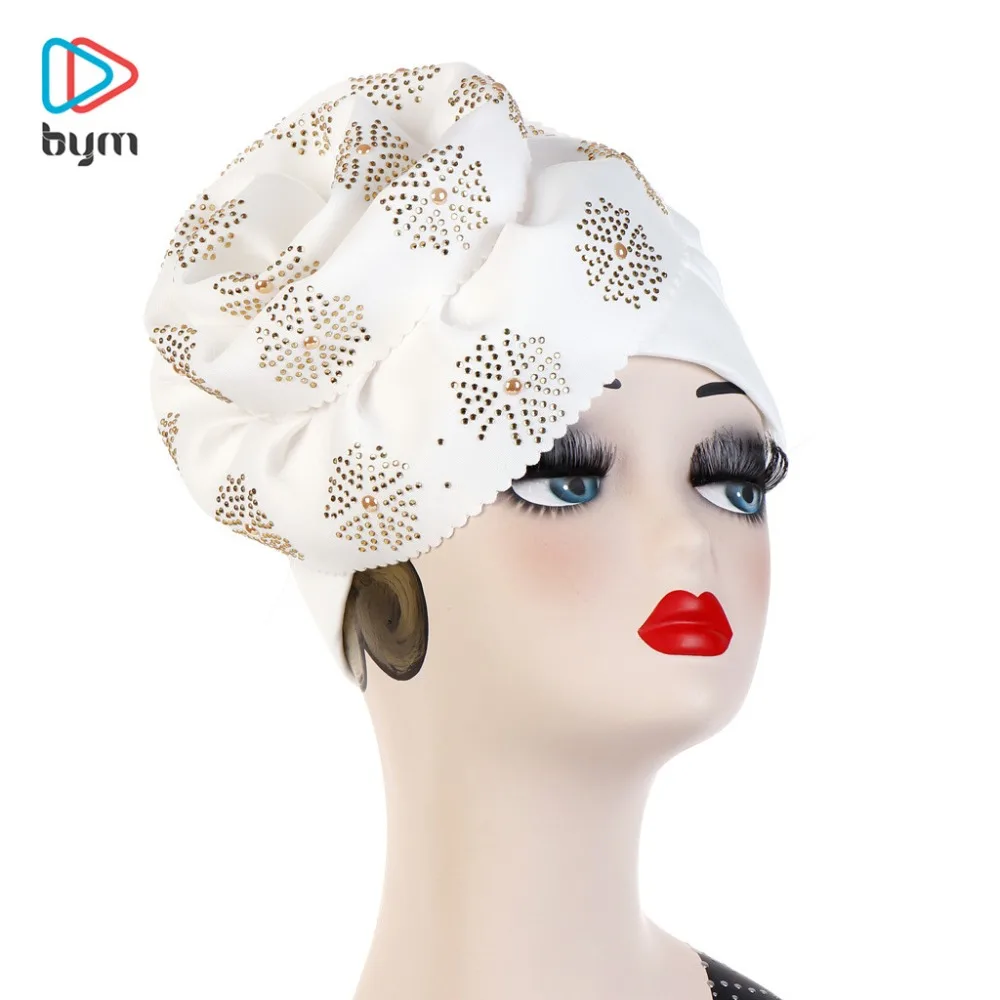 New Luxury Women Scarf Hijab Hats Turban Caps Oversized Flowers Plus Ceramic Flip Muslim 033 | Дом и сад