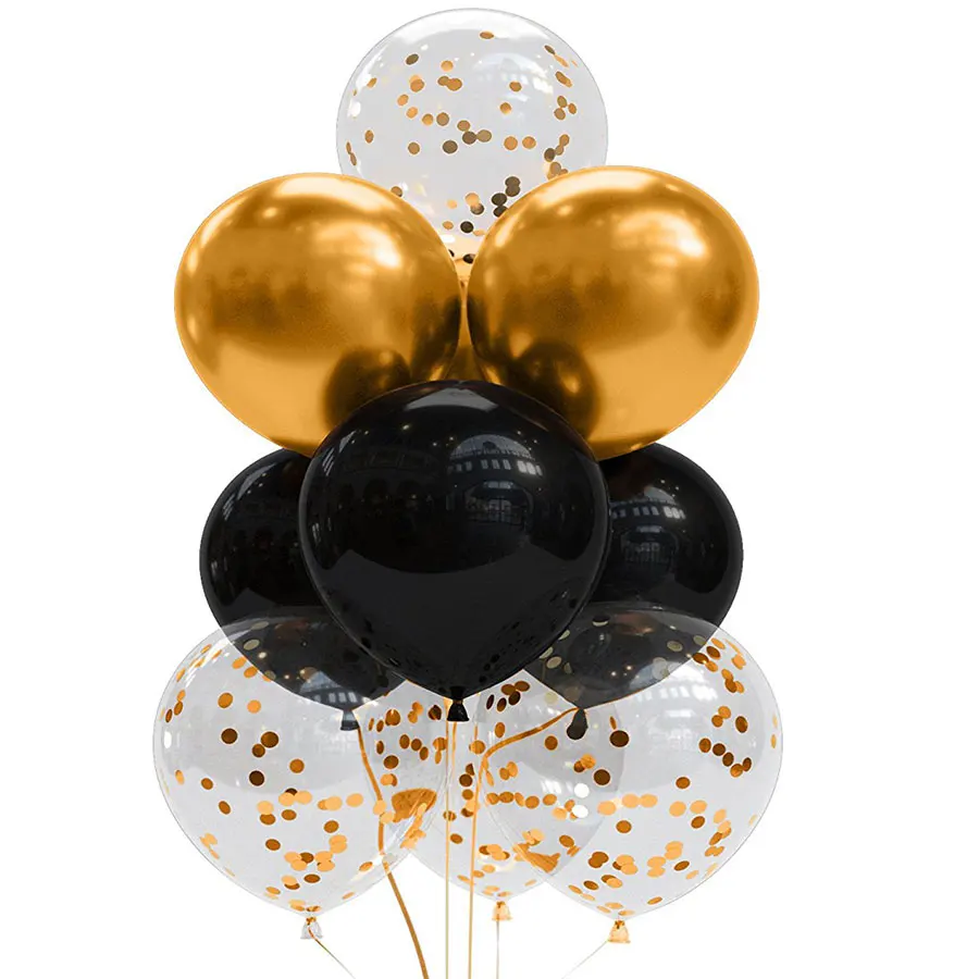 12inch Confetti Latex Balloons Mariage Anniversaire Ballon Happy Brithday Decorations Helium Air Ball Wedding Party Supplies | Дом и сад