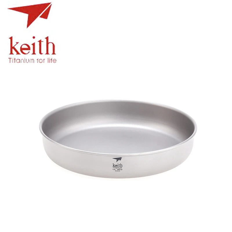 Keith титановая тарелка блюдце большие тарелки для кемпинга уличная посуда
