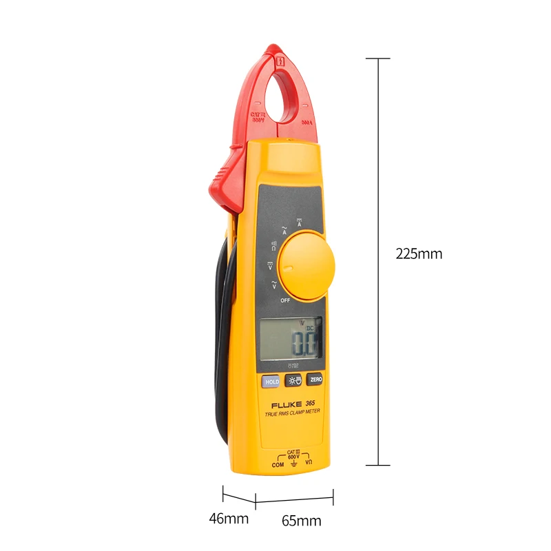 Fluke 365 съемный истинный RMS AC/DC умный цифровой зажим-Амперметр Высокоточный