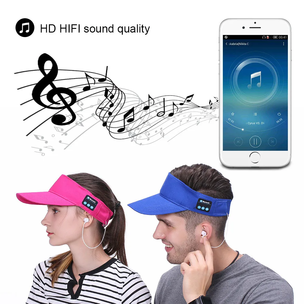 2019 Bluetooth шляпа летняя стерео разговора музыки колпачок для наушников кепка