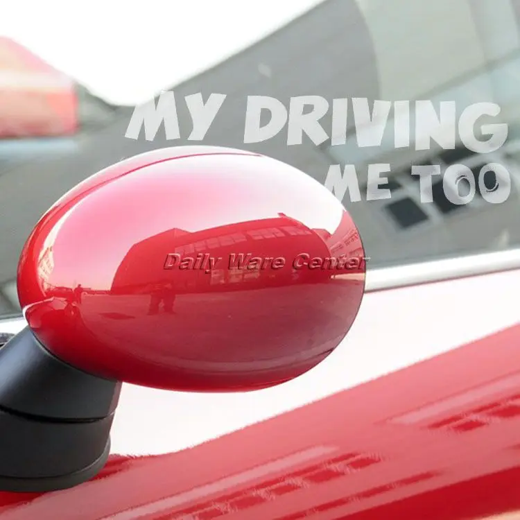 Новая забавная Автомобильная наклейка MY DRIVING ME TOO Door Window виниловые наклейки для
