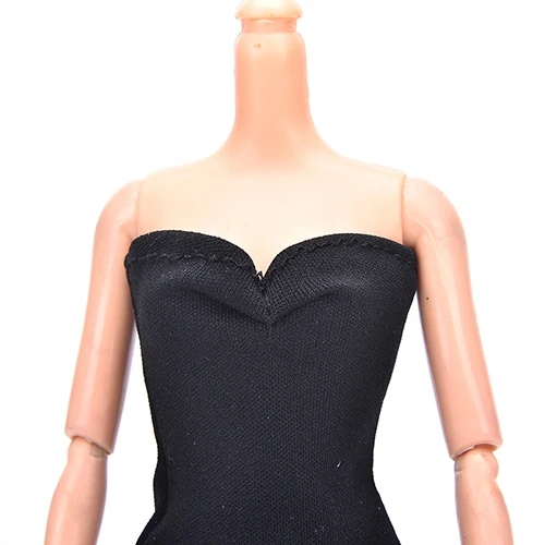 Платья для кукол элегантное женское черное маленькое платье вечернее Одежда