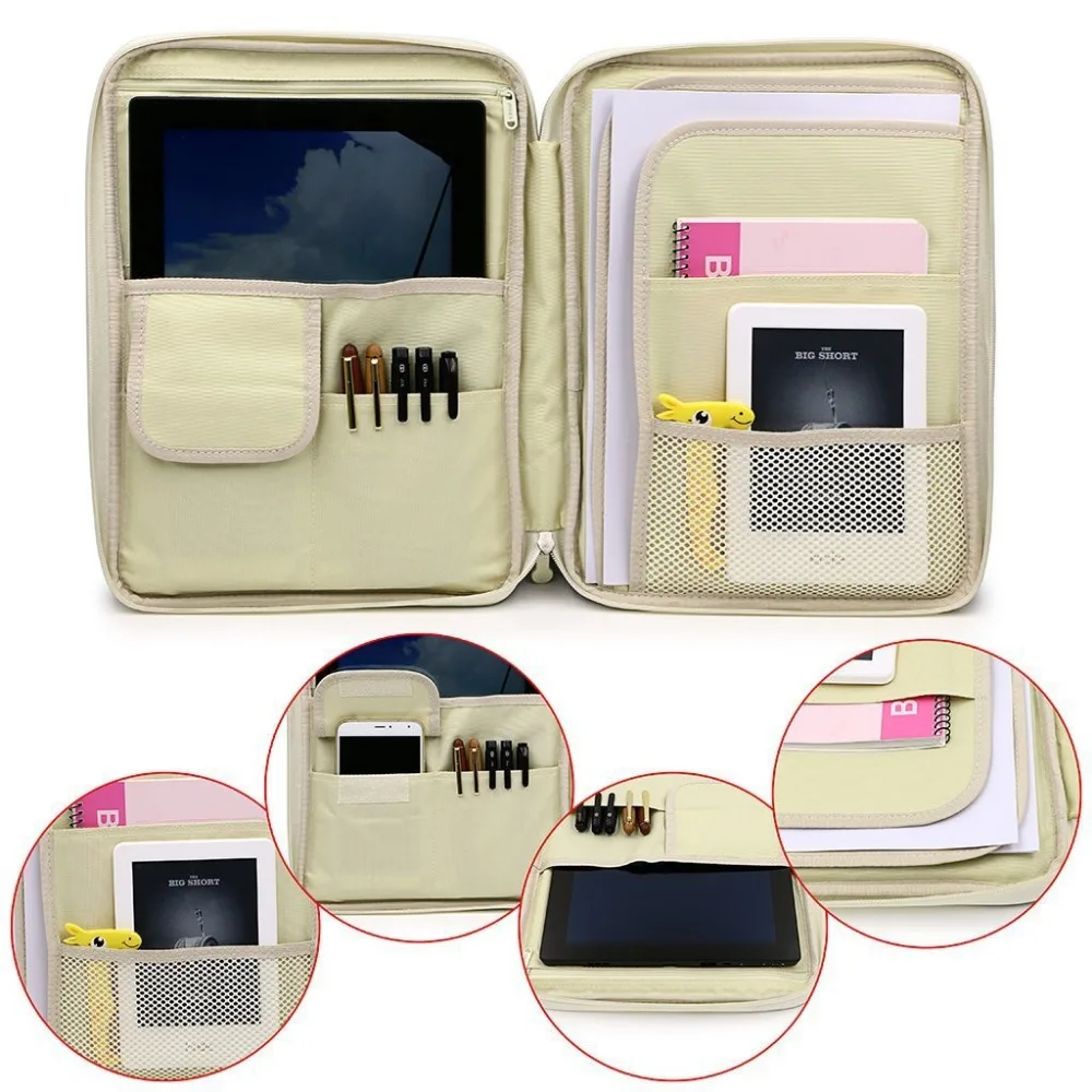 

New Waterproof Business Book A4 Paper File Folder Bag Document Bag Multifunction Storage Bag For Notebooks Pens iPad Computers