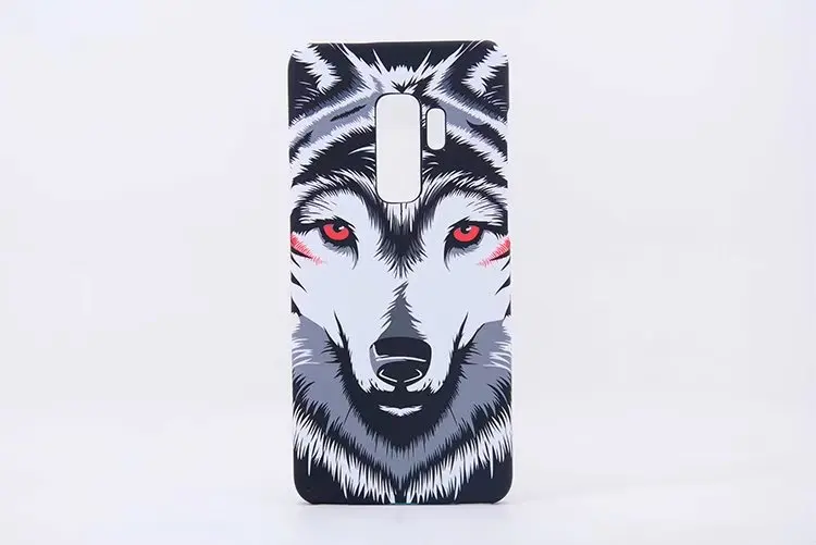 Жесткий чехол из поликарбоната с принтом головы животных короля леса для Samsung Galaxy