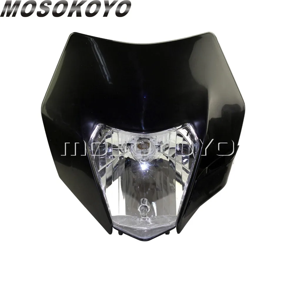 Передняя фара для мотоцикла Черная передняя кросса EXC XC XCF Yamaha WR TTR| |