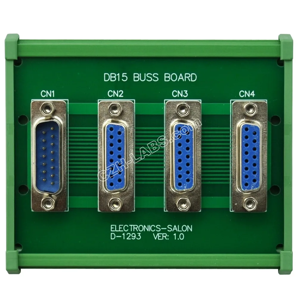 Электроника-салон DIN рейка крепление DB15 1 Мужской 3 Женский Buss доска DB-15 Busboard D-Sub