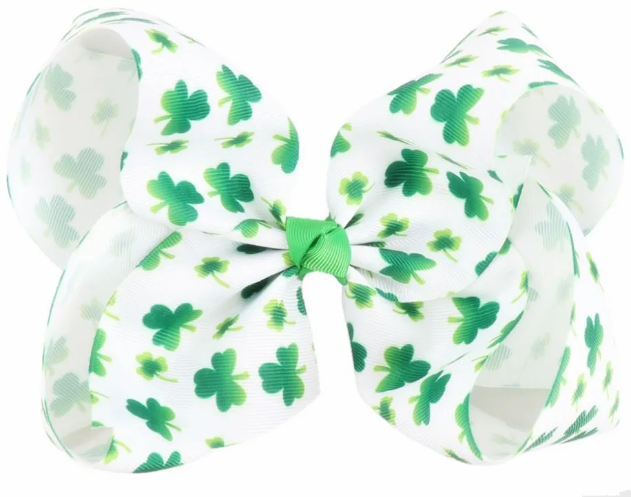 70 шт. бесплатная доставка 8 дюймовый Новый бант для волос|hairbows|st patrick's daypcs |