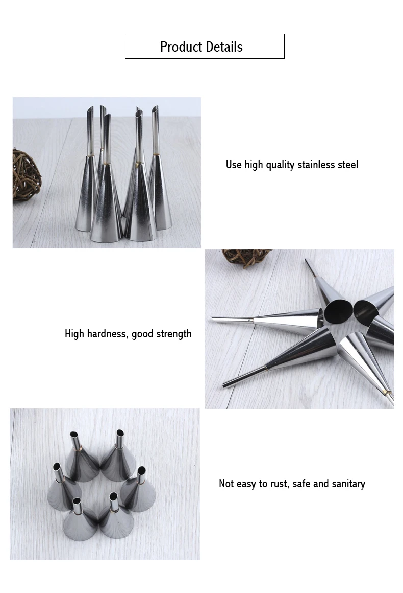 Размер L нержавеющая сталь глазурь трубопровод сопло крем клюв кондитерский