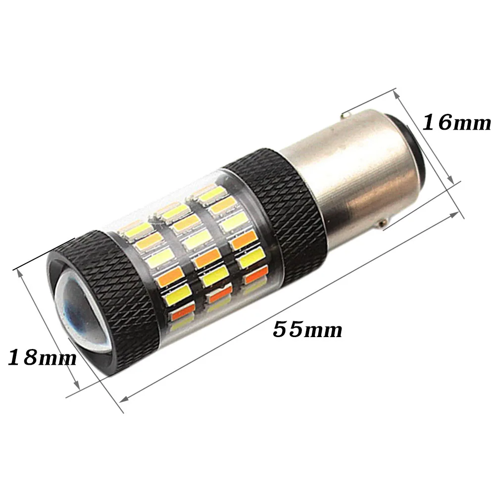 1157 BAY15D P21/5 W 4014 60 SMD 7443 3157 светодиодные лампы стоп-сигнал поворота Стоп-сигнал авто