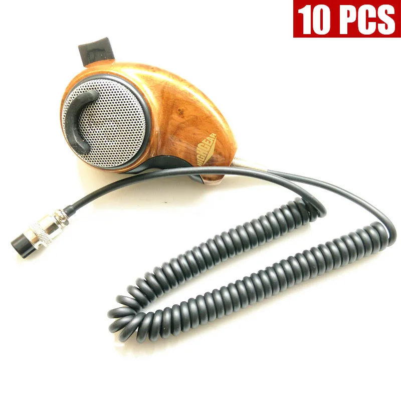 XQF 10 шт. 1X MH 84 шумоподавление CB радио микрофон для Cobra HighGear HG M84 Woodgrain HGM84|radio mic|cb