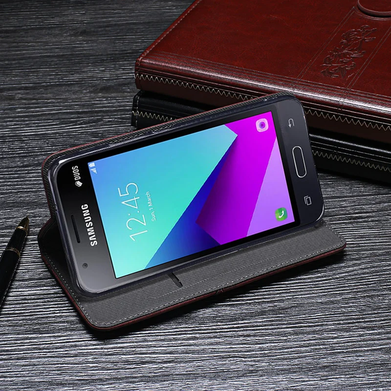 Чехол для samsung J1 Mini Prime, чехол, высокое качество, флип, кожаный чехол для samsung Galaxy J1 Mini Prime, чехол для телефона