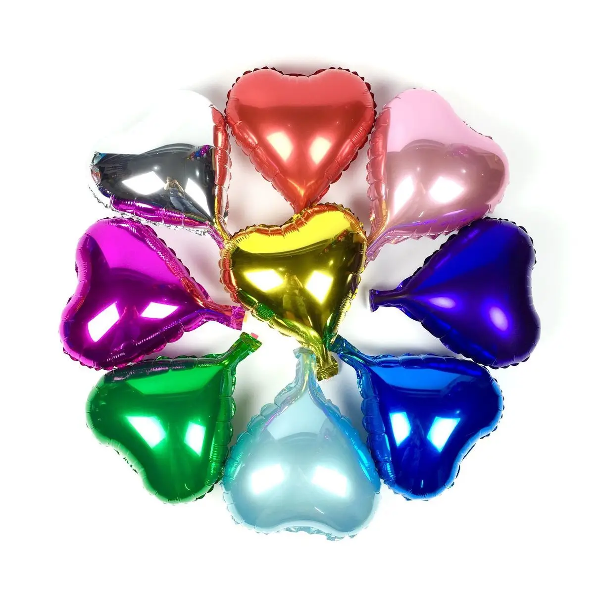 3 шт. 10-дюймовые воздушные шары со звездами и сердцами Свадебные Воздушные из