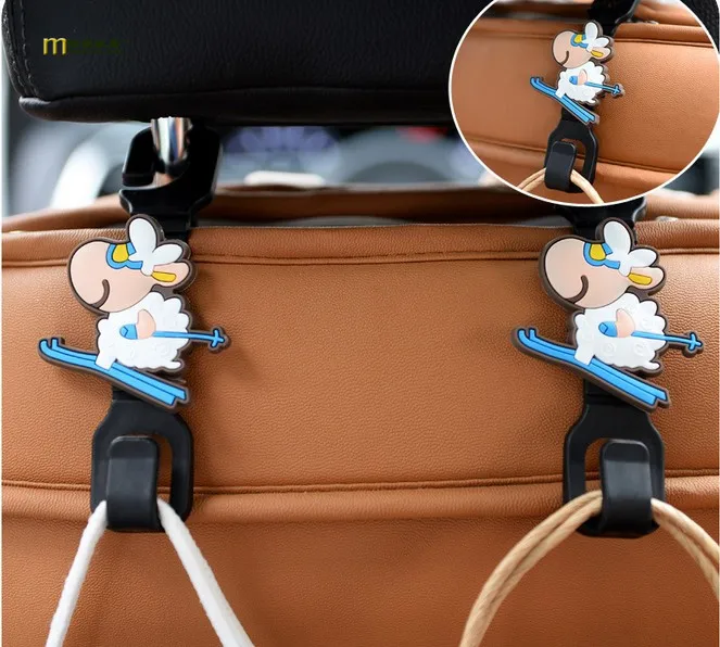 2 шт./лот универсальная Милая Автомобильная вешалка на подголовник заднего