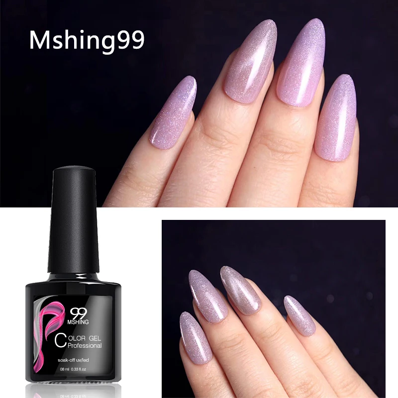 Гель -лак MSHING99 для ногтей блестящий УФ-Гель-лак 8 мл УФ-гель | Красота и здоровье