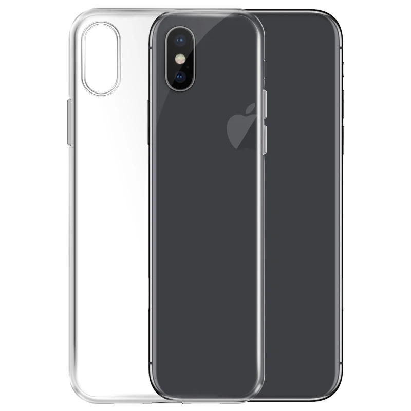 Прозрачный мягкий силиконовый чехол из ТПУ для iPhone 11 Pro Max XS XR X 7 8 Plus 6S 6 SE 2020 5 шт./лот