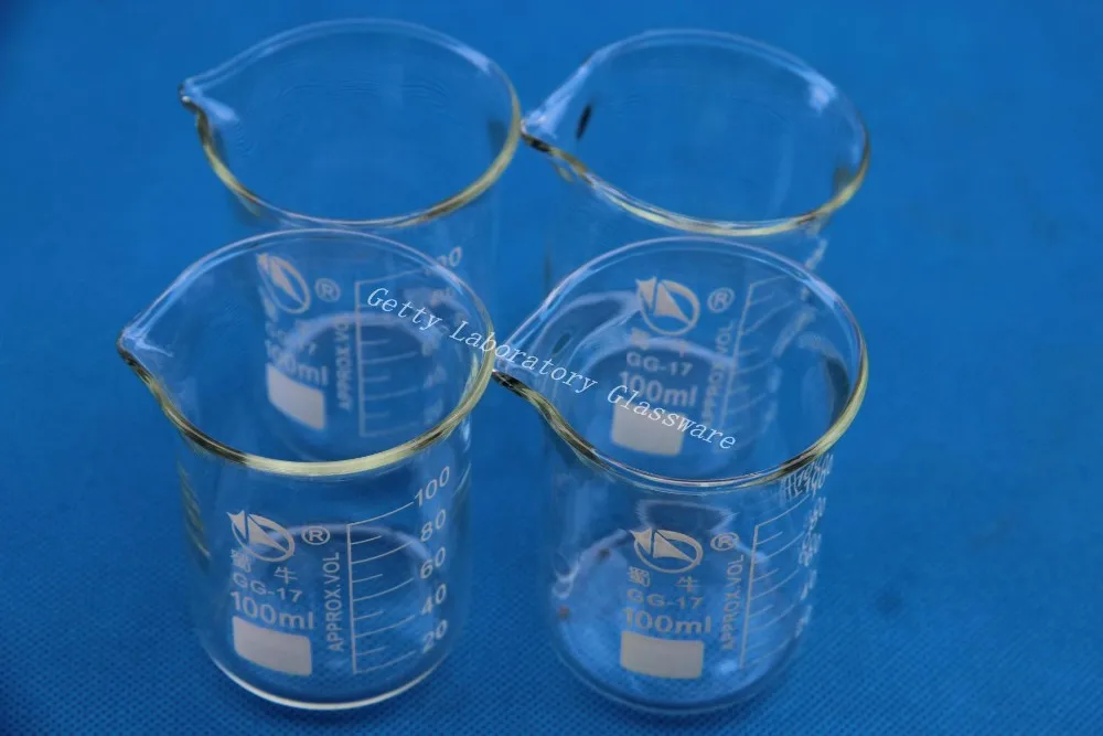 Лабораторный стеклянный шейкер 100 мл 4 шт./лот|lot lot|lot 100beaker lab |