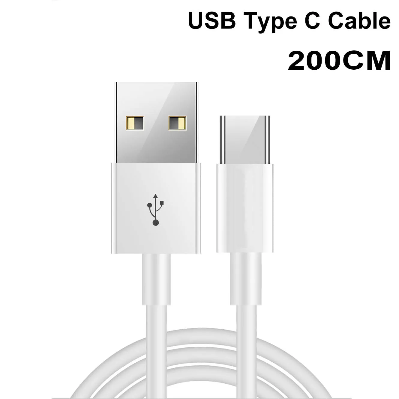 Быстрое зарядное устройство с европейской вилкой для Xiaomi Redmi Note 7 usb type-C кабель для samsung S10 Plus huawei P30 Pro P20 type-C кабель для передачи данных - Тип штекера: 200cm Cable