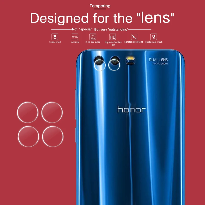 Защитная пленка для объектива камеры из закаленного стекла Huawei Honor 9 9i Lite 10 10gt Play