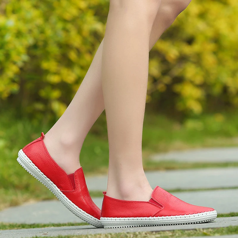 2017 г. обувь женская из натуральной кожи на плоской подошве с пряжкой Мокасины