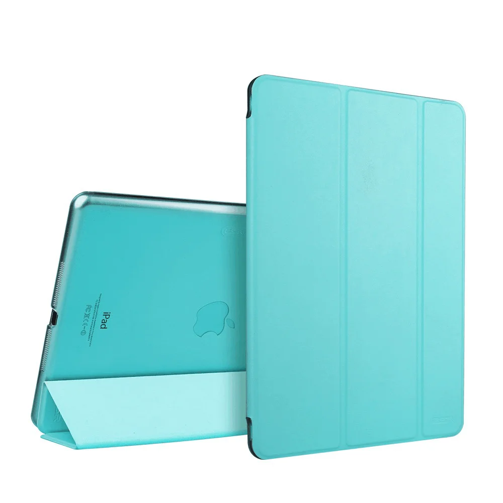Чехол для iPad воздуха, ESR ура Цвет PU прозрачная задняя Ultra Slim Light Вес Trifold Смарт чехол для iPad воздуха/5