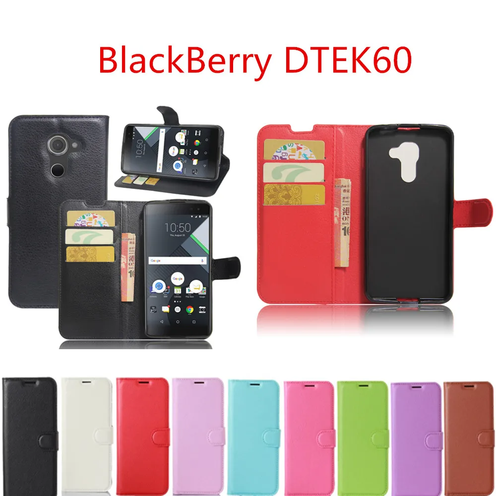 Горячая продажа для BlackBerry DTEK60 чехол 5 дюймов Бумажник стиль PU кожаный на заднюю