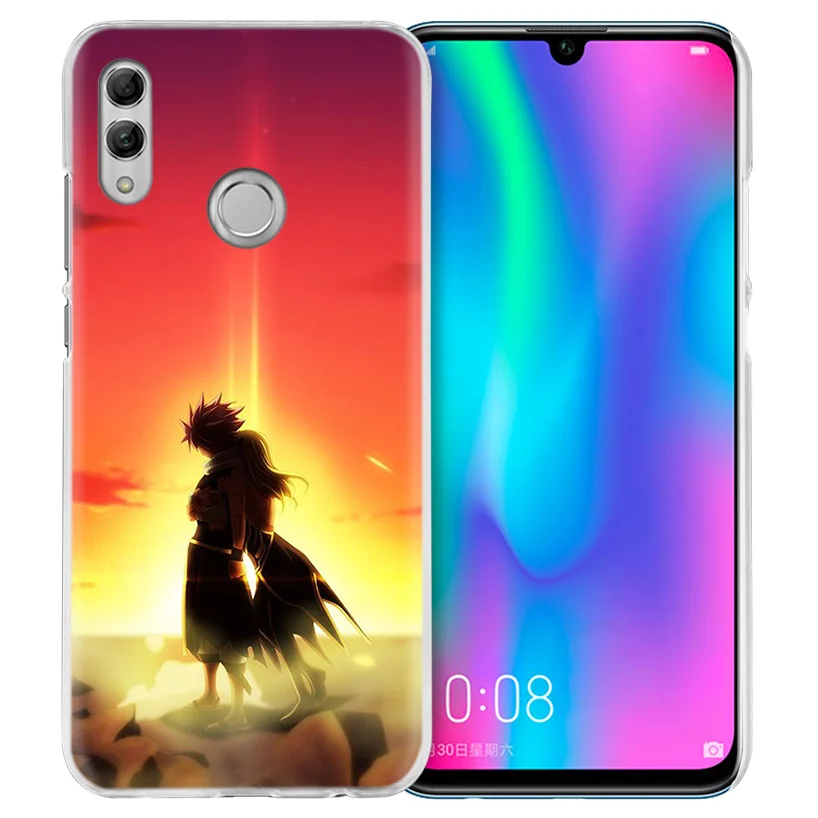 FAIRY TAIL чехол для huawei Honor 8X Y9 9 10 Lite Play 7C 8C 8S 8A фотоаппаратов моментальной печати 7S 7A Pro V20 20i Y6 Y7 Y5 жесткий чехол с рисунком из аниме чехол для телефона Capa