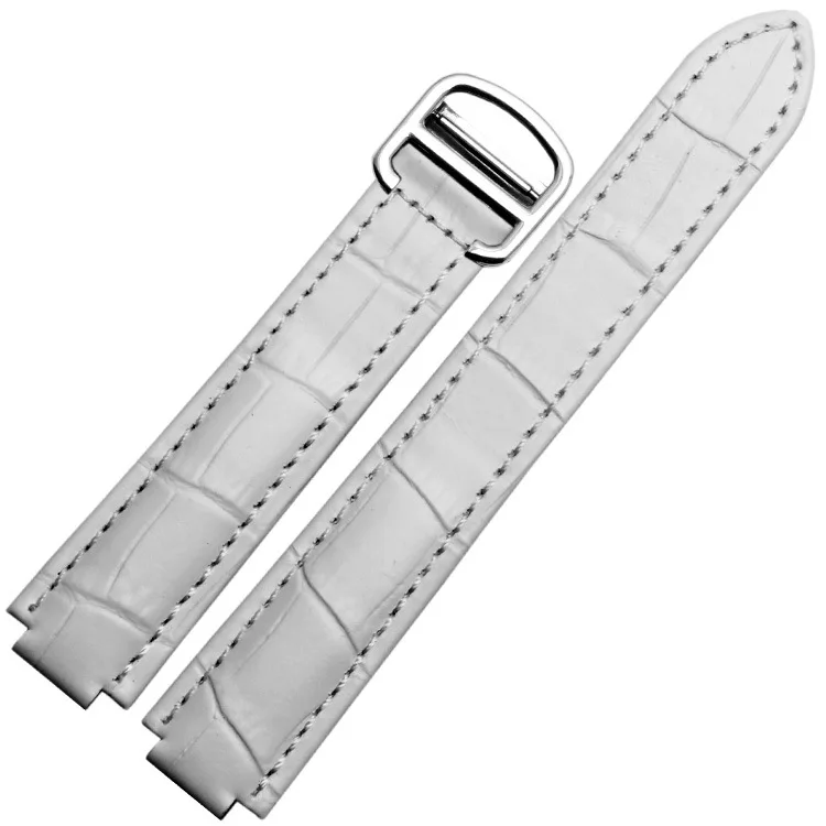 Handmade Genuine Leather 14mm 18mm  20mm Watche Band Strap Belt Watchband And Folding Clasp Buckle For Ballon Bleu Series + Tool