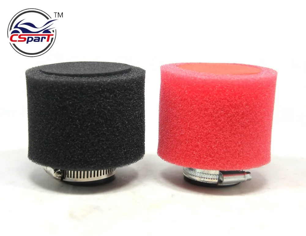 

32MM 35MM 38MM 42MM 44MM 48MM 58MM Sponge straight Adapter Air filter Mini Moto Dirt Pit Bike ATV Quad Scooter Buggy Parts