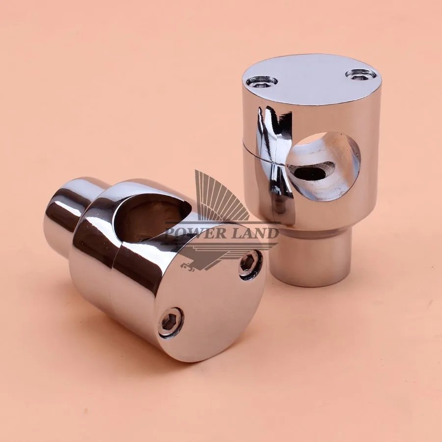 Хромированный алюминиевый вертикальный круглый 1 дюйм магический Руль Riser для