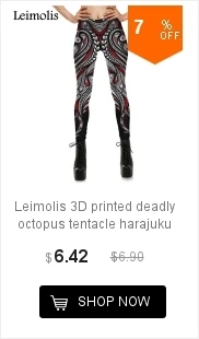 LEIMOLIS, 3d принт, мороженое, монстр, черная готика, Харадзюку, сексуальные, размера плюс, высокая талия, пуш-ап, леггинсы для фитнеса, тренировки, женские штаны