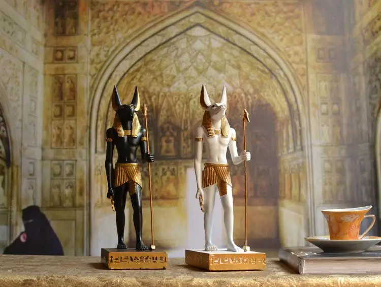 Мумия возвращается древних египетских идолов Anubis украшение "Собака" Horus Patronos туристические сувениры счастливые украшения фигурки ремесла